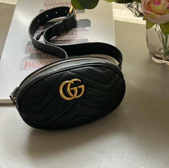 Gucci GG Marmount Belt Bag EUC size 85 $800 | Size: Os Gucci Like NEW - Picture 1 of 9